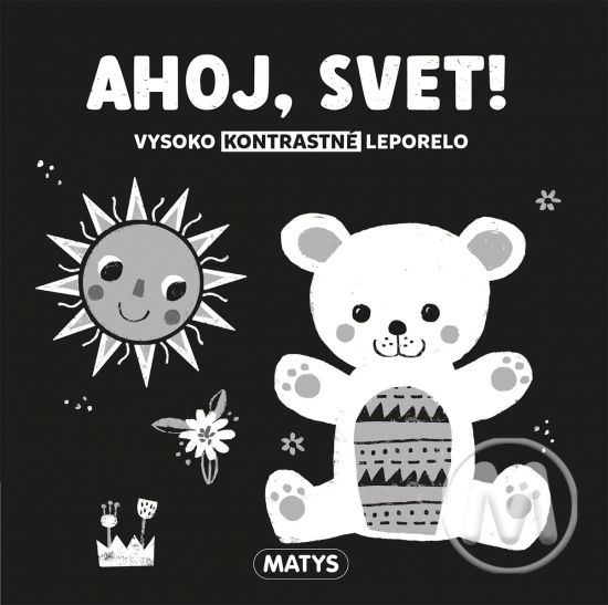 Obrázok Kontrastné leporelo - Ahoj svet!