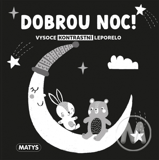Obrázok Kontrastní leporelo - Dobrou noc! (CZ)