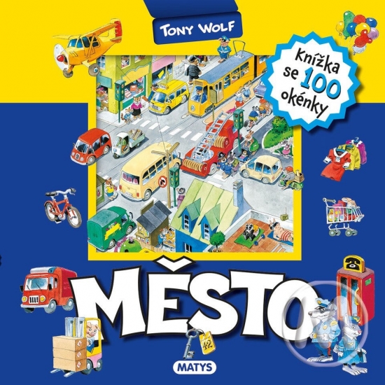 Obrázok Město - knížka se 100 okénky (CZ)