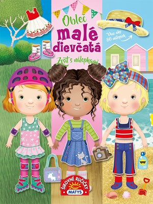 Obrázok Zošit s nálepkami: Obleč malé dievčatá