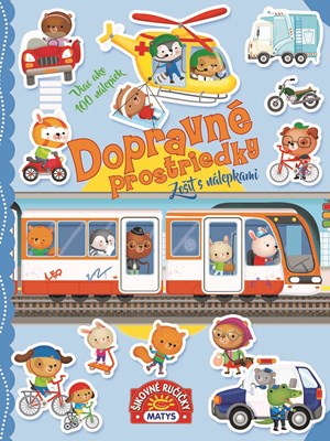 Obrázok Zošit s nálepkami: Dopravné prostriedky