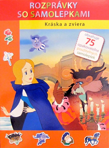 Obrázok Kráska a zviera - Rozprávky so samolepkami