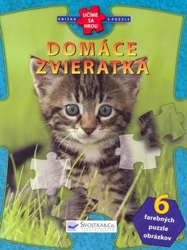 Obrázok Domáce zvieratká - 6 farebných puzzle obrázkov