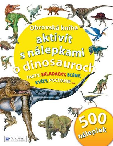 Obrázok Obrovská kniha s nálepkami o dinosauroch