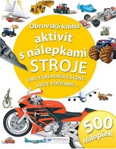 Obrázok Obrovská kniha aktivít s nálepkami - Stroje