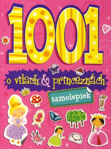 Obrázok 1001 samolepiek o vílach & princeznách