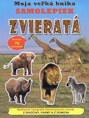 Obrázok Moja veľká kniha samolepiek - Zvieratá