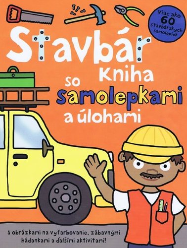 Obrázok Stavbár - Kniha so samolepkami a úlohami