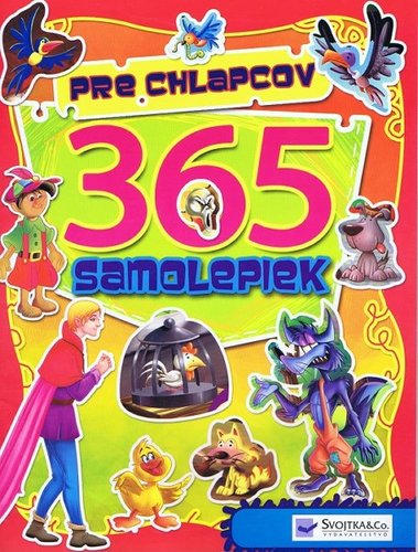 Obrázok 365 samolepiek pre chlapcov
