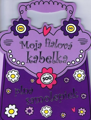 Obrázok Moja fialová kabelka ( plná samolepiek)