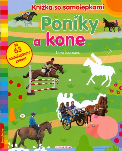 Obrázok Poníky a kone - Knižka so samolepkami