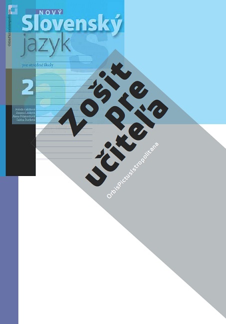 Obrazok Nový Slovenský jazyk pre stredné školy 2 - Zošit pre učiteľa