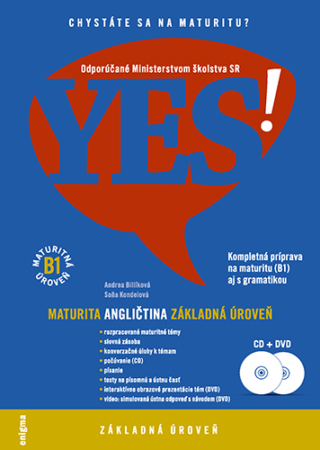 Obrazok YES! Angličtina - nová maturita - základná úroveň + DVD + CD B1
