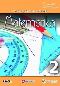 Obrázok Matematika pre 6. ročník základnej školy a 1. ročník gymnázií s osemročným štúdiom/2. polrok