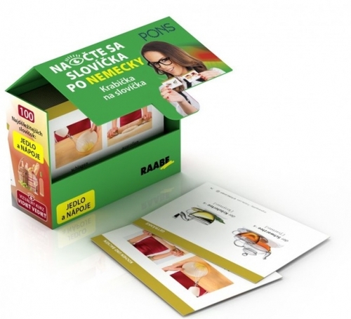 Obrázok Krabička na slovíčka - jedlo a nápoje- Pons-Naočte sa slovíčka po nemecky