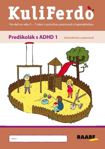 Obrázok Kuliferdo – Predškolák s ADHD1 – Sústredenie a pozornosť PZ