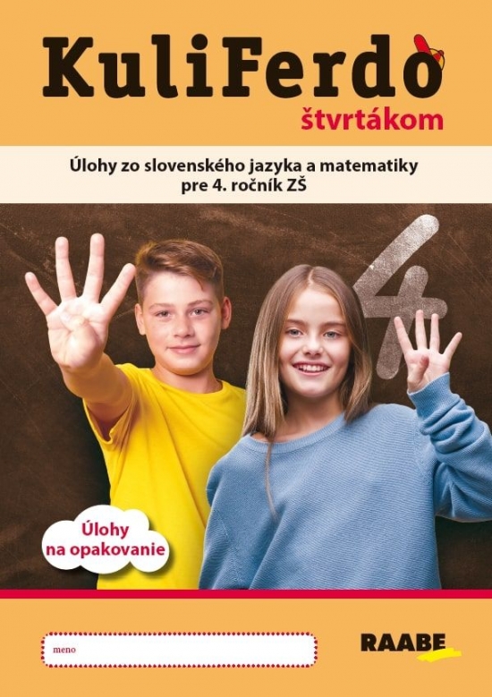 Obrázok Kuliferdo štvrtákom-úlohy zo slov.jazyka a matematiky pre 4.ročník ZŠ