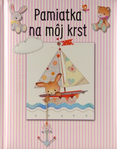 Obrazok Pamiatka na môj krst - ružová