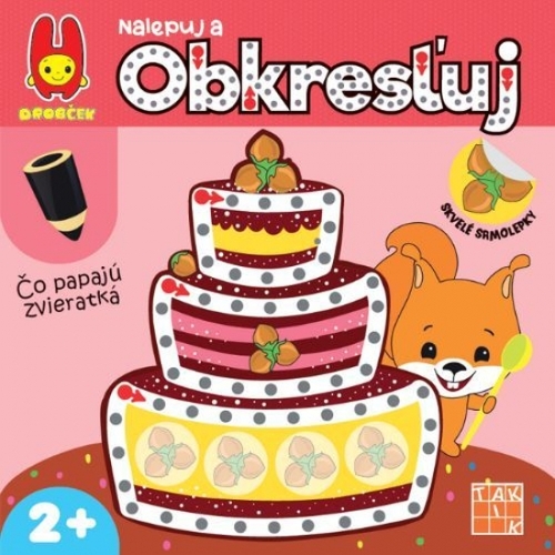 Obrázok Čo papajú zvieratká? nalepuj a obkresľuj