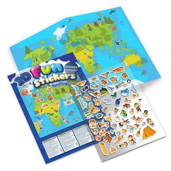 Obrázok Malý cestovateľ s 3D nálepkami