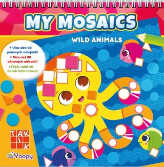 Obrázok Mozaikové nálepky - Divoké zvieratá