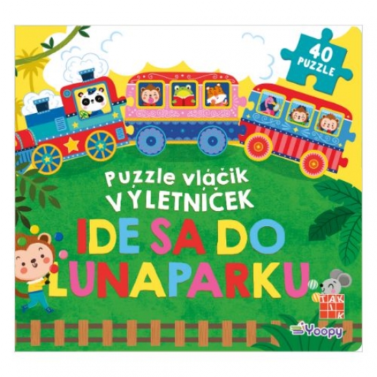 Obrázok Puzzle vláčik Výletníček: Ide sa do lunaparku
