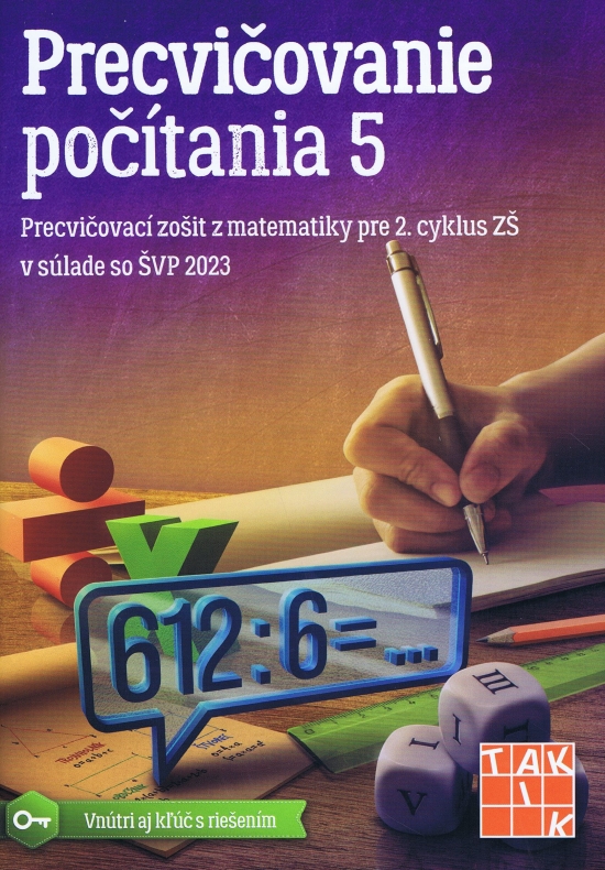 Obrazok Precvičovanie počítania 5 ( precvičovací zošit z matematiky pre 2.cyklus ZŠ v súlade so ŠVP 2023