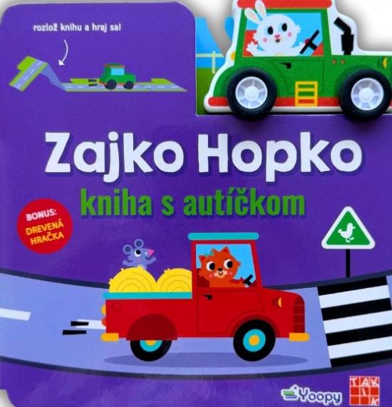 Obrázok Zajko Hopko - kniha s autíčkom