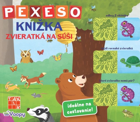 Obrázok Pexeso knižka - Zvieratká na súši