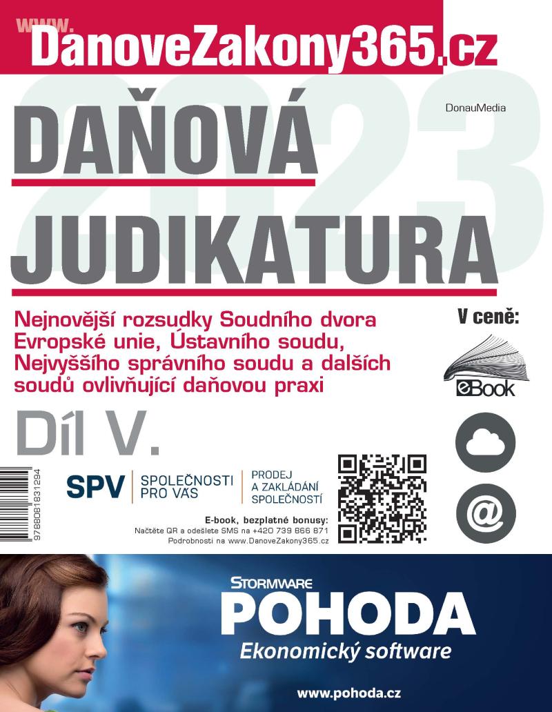 Obrázok Daňová judikatura (díl V.)