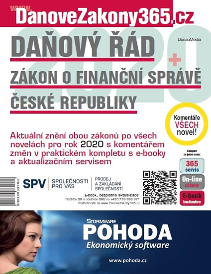 Obrázok Daňový řád 2020 s komentářem změn / Zákon o Finanční správě 2020 s komentářem změn