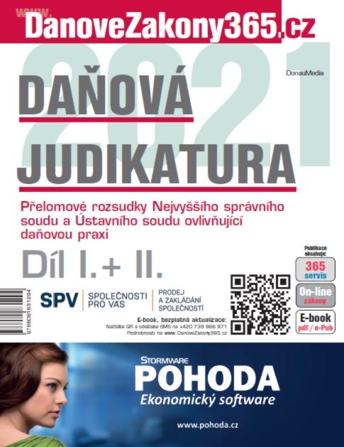 Obrázok Daňová judikatura 2021 (I. a II. díl)
