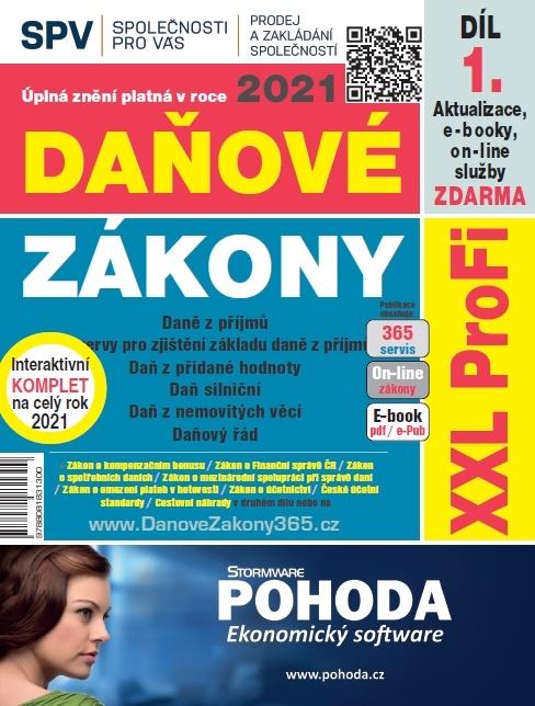 Obrázok Daňové zákony 2021 XXL ProFi (Díl 1.) - Úplná znění platná v roce 2021