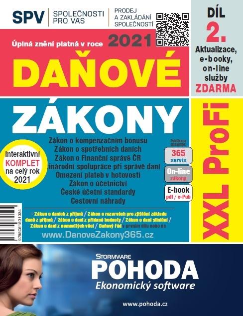 Obrázok Daňové zákony 2021 XXL ProFi (Díl 2.)