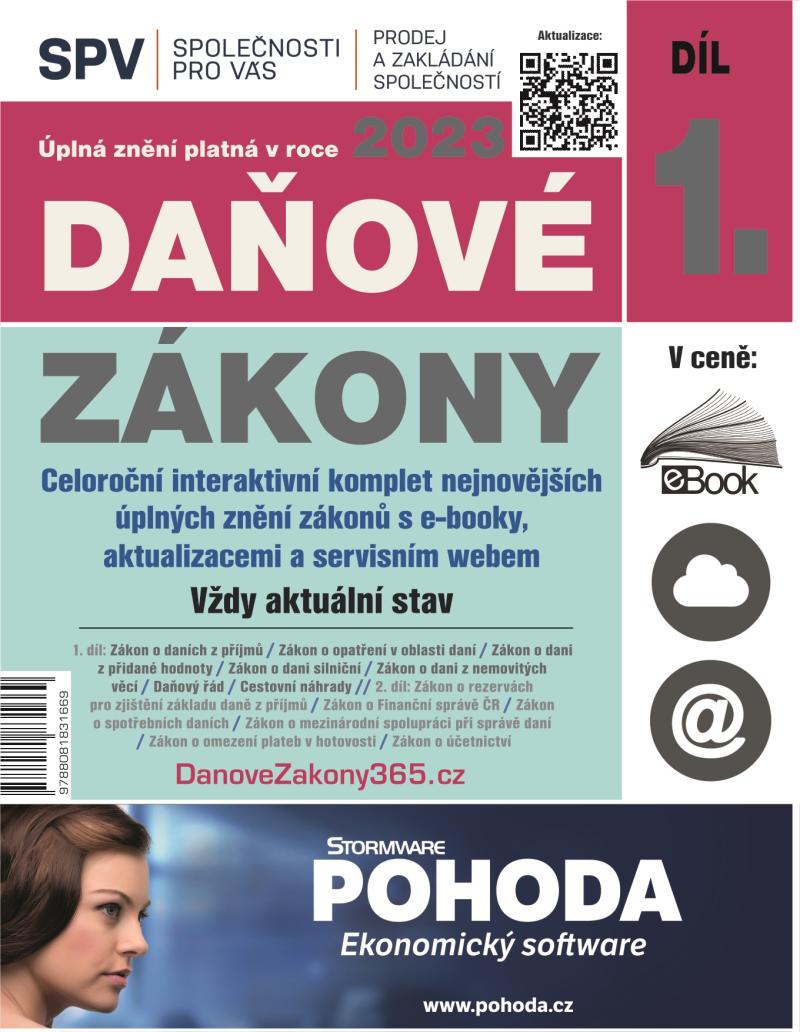 Obrázok Daňové zákony 2023 (Díl 1.)