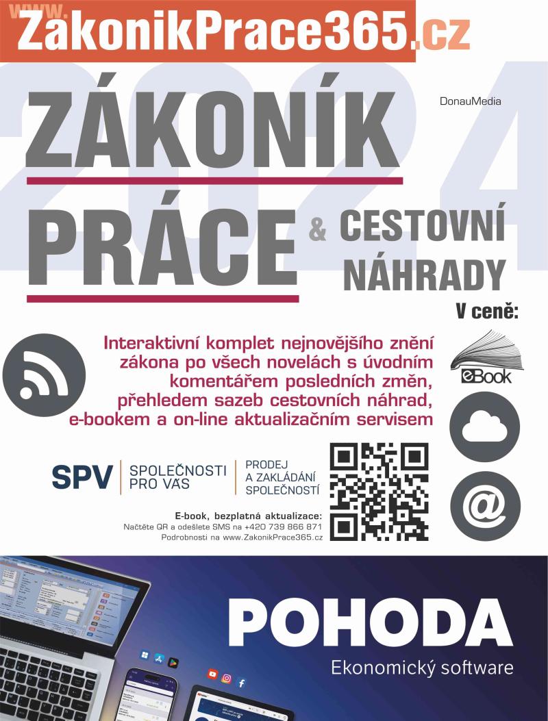 Obrázok Zákoník práce a cestovní náhrady 2024