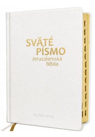 Obrazok Sväté písmo - Jeruzalemská Biblia (veľký formát) biela obálka so zlatorezom