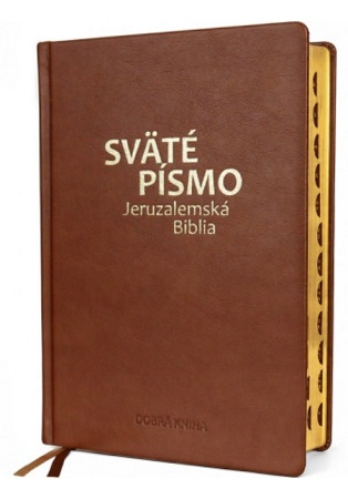 Obrazok Sväté písmo - Jeruzalemská Biblia (veľký formát) hnedá obálka so zlatorezom