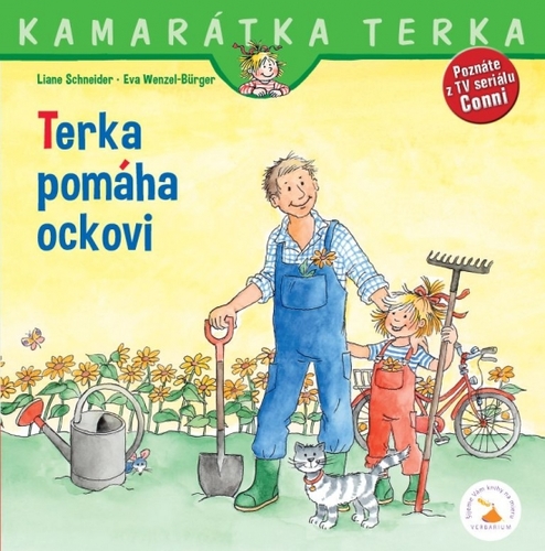Obrázok Terka pomáha ockovi