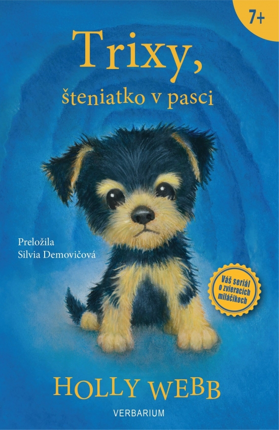 Obrázok Trixy, šteniatko v pasci