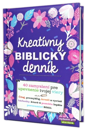 Obrazok Kreatívny biblický denník (vydanie pre dievčatá) - 40 zamyslení pre upevnenie tvojej viery