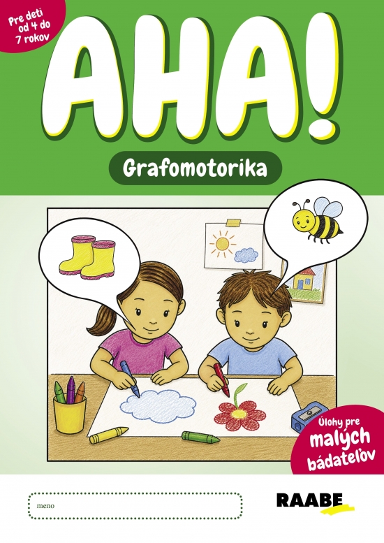 Obrazok AHA! Grafomotorika - Pracovný zošit pre deti od 4 do 7 rokov