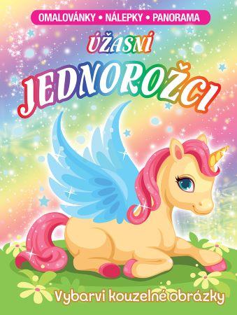 Obrázok Úžasní jednorožci - Omalovánky, nálepky, panorama