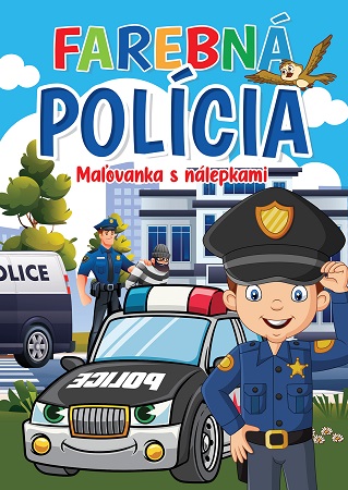 Obrazok Farebná polícia - Maľovanka s nálepkami