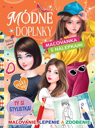 Obrazok Módne doplnky - Maľovanka s nálepkami