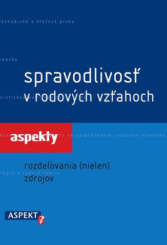 Obrázok Spravodlivosť v rodových vzťahoch