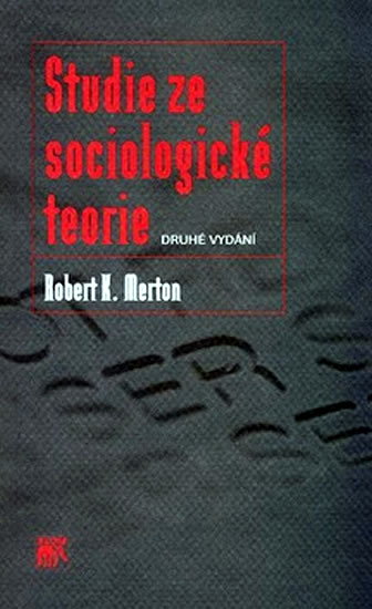 Obrazok Studie ze sociologické teorie