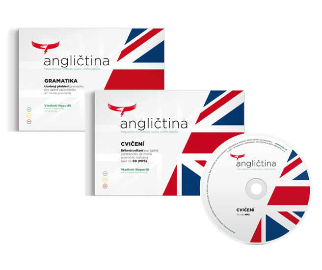 Obrázok Angličtina - Komplet pro začátečníky až mírně pokročilé (2 knihy + CDmp3)