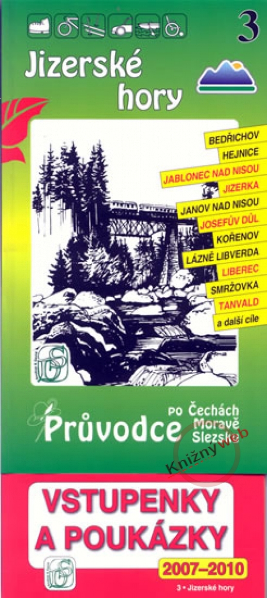 Obrázok Jizerské hory 3. - Průvodce po Č,M,S + volné vstupenky a poukázky