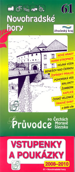 Obrázok Novohradské hory 61. - Průvodce po Č,M,S + volné vstupenky a poukázky